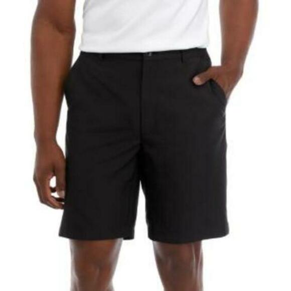 Greg Norman Other - Greg Norman Black Cotton Flat Front Golf Shorts Sz 32